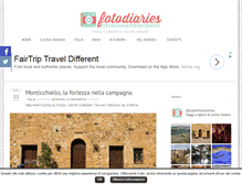 Tablet Screenshot of fotodiaries.com